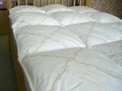 羽毛敷きパッド